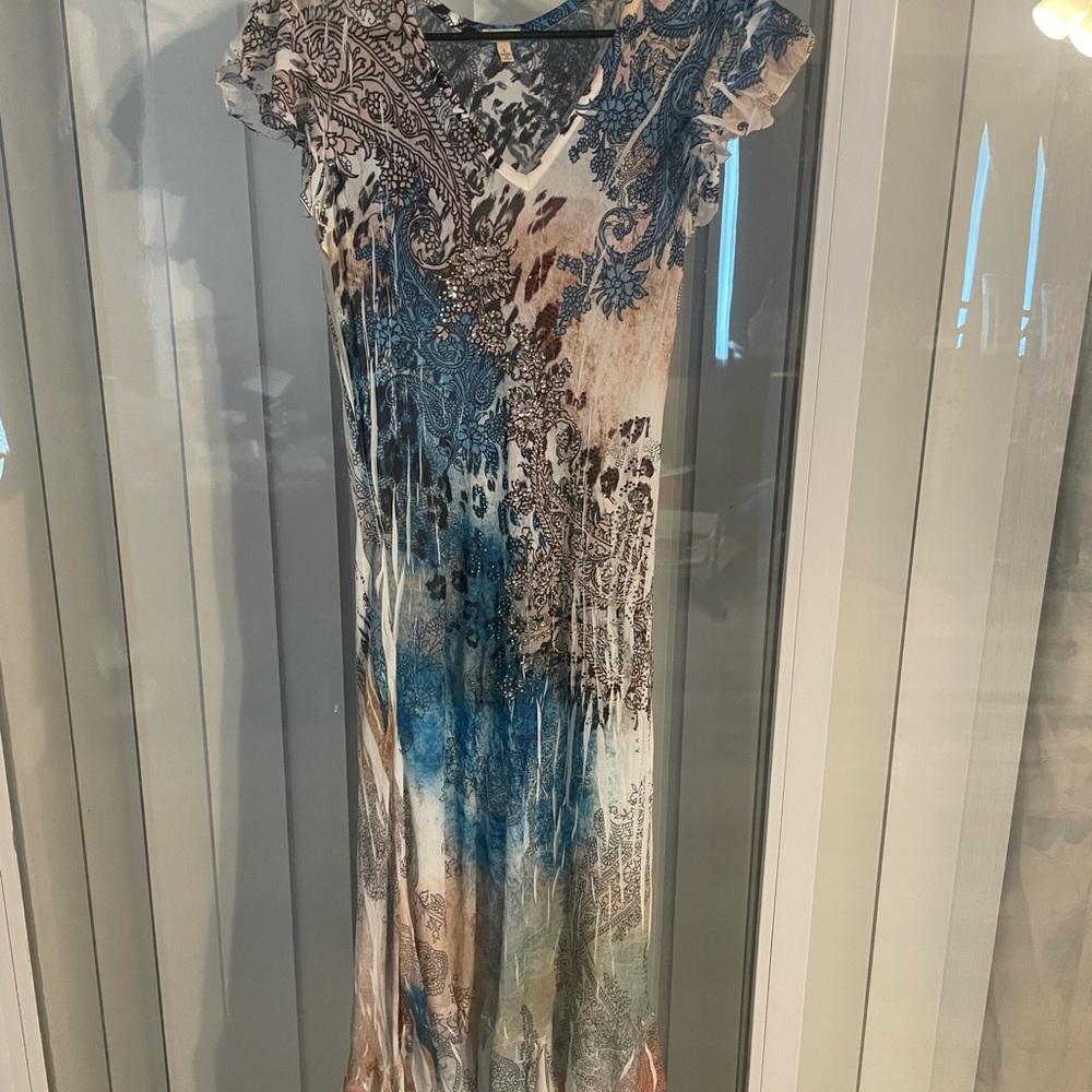 Bohemian Maxi Dress with Paisley Print